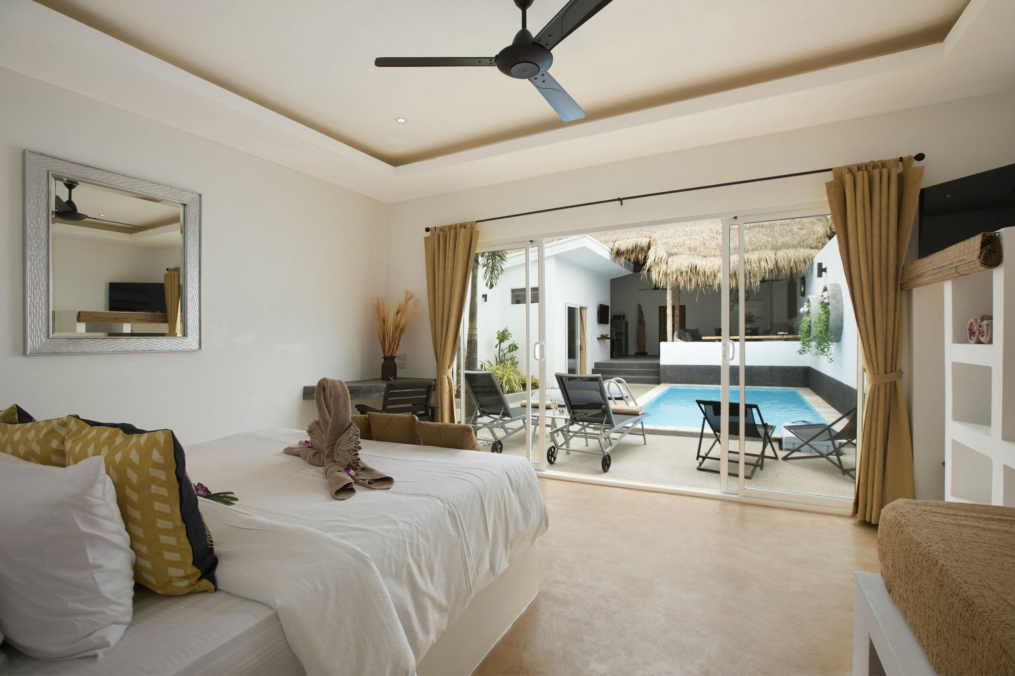 Aditaya Pool Beach Villas Bophut Eksteriør billede